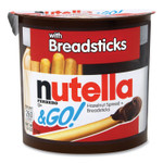 Nutella Hazelnut Spread and Breadsticks, 1.8 oz Single-Serve Tub, 16/Pack