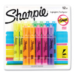 Sharpie Tank Style Highlighters, Assorted Ink Colors, Chisel Tip, Assorted Barrel Colors, Dozen