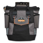 ergodyne Arsenal 5517 Premium Topped Tool Pouch with Zipper, 6 x 10 x 11.5, Polyester, Black