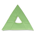 Unger Glass Cleaning Pads, 10.25" x 9", Green, 5/Pack