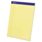 Ampad Perforated Writing Pads, Narrow Rule, 50 Canary-Yellow 8.5 x 11.75 Sheets, Dozen (TOP20222) View Product Image
