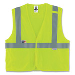 ergodyne GloWear 8260FRHL Class 2 FR Safety Hook and Loop Vest, Modacrylic/Kevlar, 4X-Large/5X-Large, Lime