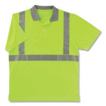 ergodyne GloWear 8295 Class 2 Hi-Vis Polo Shirt, 2X-Large, Lime