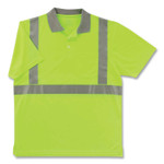 ergodyne GloWear 8295 Class 2 Hi-Vis Polo Shirt, 3X-Large, Lime