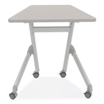 Safco Learn Nesting Trapezoid Desk, 32.83" x 22.25" to 29.5", Gray
