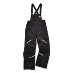 ergodyne N-Ferno 6471 Thermal Bibs with 500D Nylon Shell, 4X-Large, Black