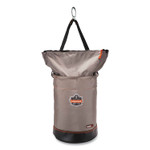 ergodyne Arsenal 5973 Hoist Bucket Tool Bag with D-Rings and Zipper Top, 12.5 x 12.5 x 17, Gray