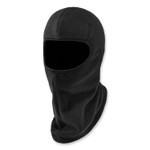 ergodyne N-Ferno 6893Z Balaclava with Zipper for Bump Cap Insert, Polyester Fleece, One Size Fit Most, Black