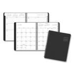 AT-A-GLANCE Contemporary Lite Weekly/Monthly Planner, 8.75 x 7, Black Simulated Leather Cover, 12-Month (Jan to Dec): 2025