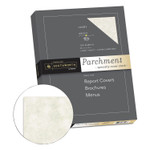 Southworth Parchment Specialty Paper, 65 lb Cover Weight, 8.5 x 11, Ivory, 100/Box