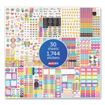 Avery Planner Sticker Variety Pack, Budget, Fitness, Motivational, Seasonal, Work, Assorted Colors, 1,744/Pack Avery Planner Sticker Variety Pack, Budget, Fitness, Motivational, Seasonal, Work, Assorted Colors, 1,744/Pack