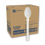 Dixie SmartStock Tri-Tower Dispensing System Cutlery, Heavyweight Spoon, Plastic, Natural, 40/Pack, 24 Packs/Carton