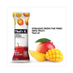 Thats it. Nutrition Bar, Gluten Free Apple and Mango Fruit, 1.2 oz Bar, 12/Carton