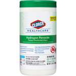Clorox Healthcare Hydrogen Peroxide Cleaner Disinfectant Wipes - 9" Length x 6.75" Width - (CLO30824PL)