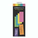 Astrobrights Word Strips, Small, Assorted Colors, 100/Pack