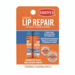 O'Keeffe's Lip Repair Cooling Lip Balm, 0.15 oz Stick, 2/Pack