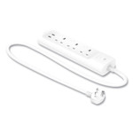 TP-Link Kasa Smart WiFi 3-Outlet Power Strip, 3 AC Outlets/2 USB Ports, White