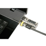 AbilityOne 5340015987496, SKILCRAFT Combination Laptop Lock, 6 ft Carbon Tempered Steel Cable