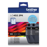 Brother LC4022PKS Ink, 550 Page-Yield, Black, 2/Pack Brother LC4022PKS Ink, 550 Page-Yield, Black, 2/Pack