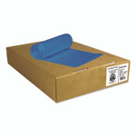 Heritage Eco Blend Max Can Liners, 23 gal, 0.8 mil, 28" x 45", Blue, 25 Bags/Roll, 10 Rolls/Carton