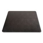 deflecto EconoMat Carpet Chair Mat, Rectangular, 46 x 60, Black