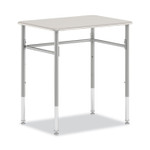 HON SmartLink Student Desk, Rectangle, 20" x 26" x 23" to 33", White, 2/Carton