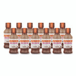 Dunkin' Mocha Iced Coffee Drink, 13.7 oz Bottle, 12/Carton