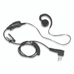 Motorola Swivel Monaural Over The Ear Earpiece with In-Line Microphone and Push-To-Talk, Black
