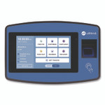 uAttend Biometric Fingerprint Touch Tablet Time Clock System, Unlimited Employees, Black/Blue