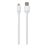 NXT Technologies Braided Apple Lightning Cable to USB-A Cable, 6 ft, White