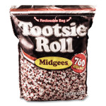 Tootsie Roll Midgees, Chocolate, 5 lb Bag