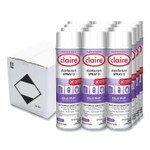 Claire Spray Q Disinfectant. Lavender Scent, 17 oz Aerosol Spray, Dozen Claire Spray Q Disinfectant. Lavender Scent, 17 oz Aerosol Spray, Dozen