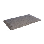 Crown Cushion-Step Marbleized Rubber Mat, 24 x 36, Gray