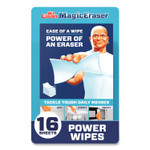 Mr. Clean Magic Eraser Sheets, 3.5 x 5.8, 0.03" Thick, White, 16 Sheets/Pack, 4 Packs/Carton