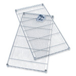 Safco Industrial Extra Shelf Pack, 36w x 24d x 1.5h, Steel, Metallic Gray, 2/Pack