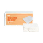 Perk Luncheon Napkins, Embossed, 1-Ply, 10 x 13, White, 400/Pack