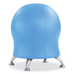 Safco Zenergy Ball Chair, Backless, Supports Up to 250 lb, Baby Blue Vinyl