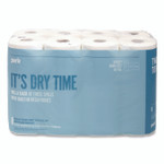 Perk Choose-A-Size Kitchen Roll Paper Towels, 2-Ply, 5.9 x 11, White, 116 Sheets/Roll, 8 Rolls/Pack
