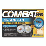 Combat Max 2-in-1 Ant Bait, 4/Pack, 8 Packs/Carton
