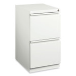 Hirsh Industries Full-Width Pull 20 Deep Mobile Pedestal File, 2-Drawer: File/File, Letter, White, 15 x 19.88 x 27.75 Hirsh Industries Full-Width Pull 20 Deep Mobile Pedestal File, 2-Drawer: File/File, Letter, White, 15 x 19.88 x 27.75
