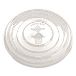 Fabri-Kal Greenware Cold Drink Lids, X-Slot, Fits 16 oz to 24 oz Cold Cups, Plastic, Clear, 1,000/Carton