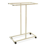 Safco Mobile Vertical File, 12 Hanging Clamps, 39.25w x 16d x 52h, Tan
