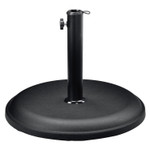 Global Industrial Umbrella Base, Round, Concrete, 33 lb Capacity, 18 x 18 x 13.5, Black