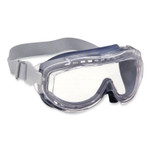Honeywell Uvex Flex Seal OTG Goggles, Clear HydroShield Anti-Fog/Anti-Scratch Lens, Clear/Navy/Gray Frame