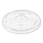 SOLO Straw-Slot Cold Cup Lids, Fits 30 oz to 32 oz Cold Cups, Plastic, Clear, 50/Sleeve, 20 Sleeves/Carton
