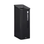 Rubbermaid Commercial Sustain Decorative Refuse with Recycling Lid, 15 gal, Metal/Plastic, Black