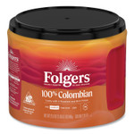 Folgers 100% Columbian Coffee, 22.6 oz Canister