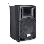 Oklahoma Sound Wireless PA System with Wireless Tie Clip Microphone, 40 W, Black