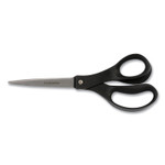 Fiskars Scissors, 10" Long, Straight Black Handle Fiskars Scissors, 10" Long, Straight Black Handle