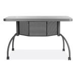 Oklahoma Sound Teacher's WorkPod Desk, 48" x 24" x 30", Charcoal Slate